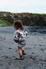 US stockist of Grown's organic cotton abstract Rosie Sweater