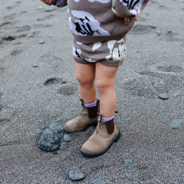 US stockist of Grown Clothing's organic cotton abstract Rosie bloomer