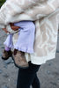 US stockist of Grown's organic Lilac frill pants
