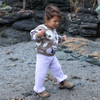 US stockist of Grown's organic Lilac frill pants