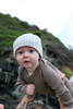 US stockist of Grown's organic cotton ribbed essential bodysuit in Mushroom