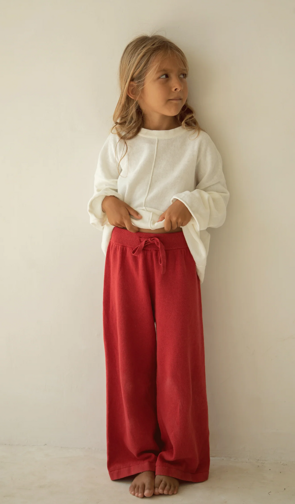 US stockist of Illoura the Label's Thin Knit Sweater in Off White