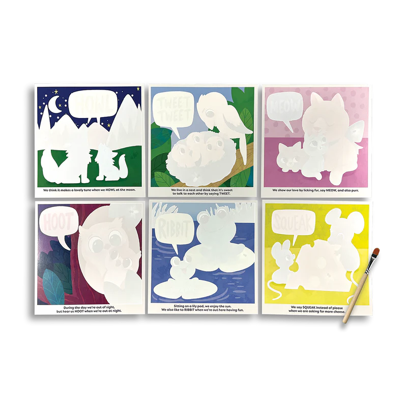 US stockist of Ooly's Water Amaze Water Reveal Boards - Baby Animals