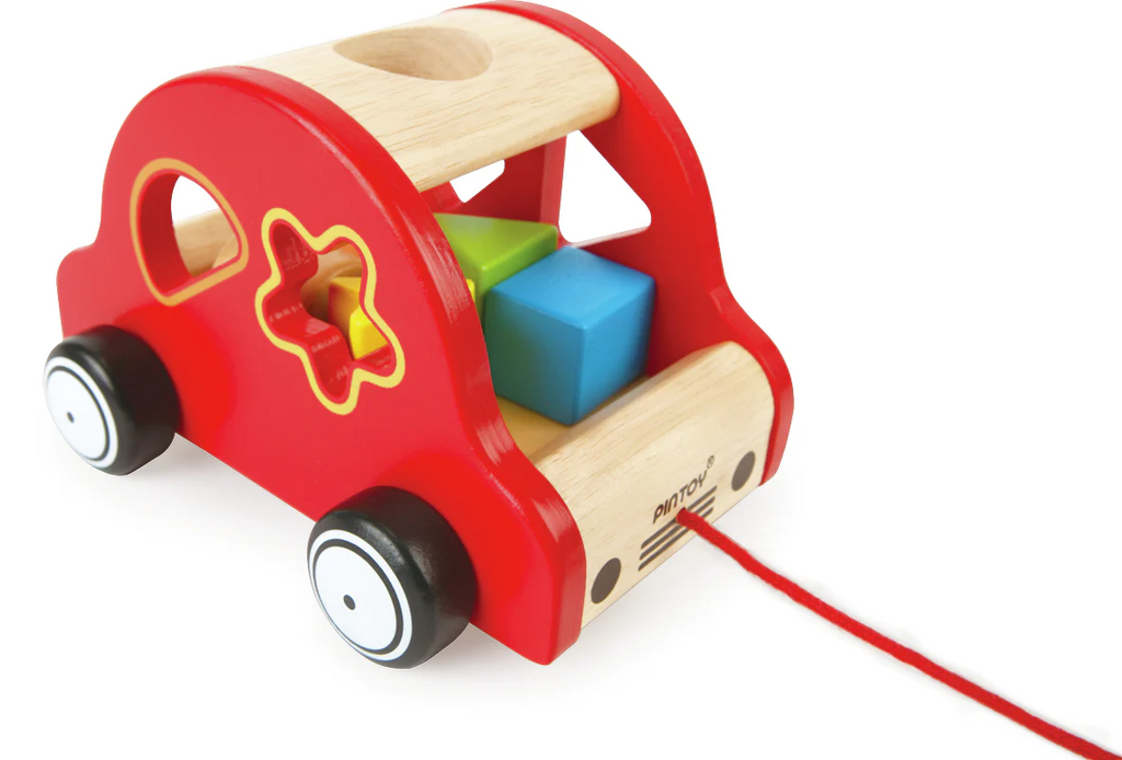 US stockist of PinToy's Happy Car Sorter and Pull Along Toy