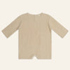 US stockist of Illoura the Label's long sleeve essential knits romper in Biscuit