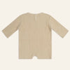 US stockist of Illoura the Label's long sleeve essential knits romper in Biscuit