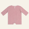US stockist of Illoura the Label's long sleeve essential knit romper in Strawberry Stripe