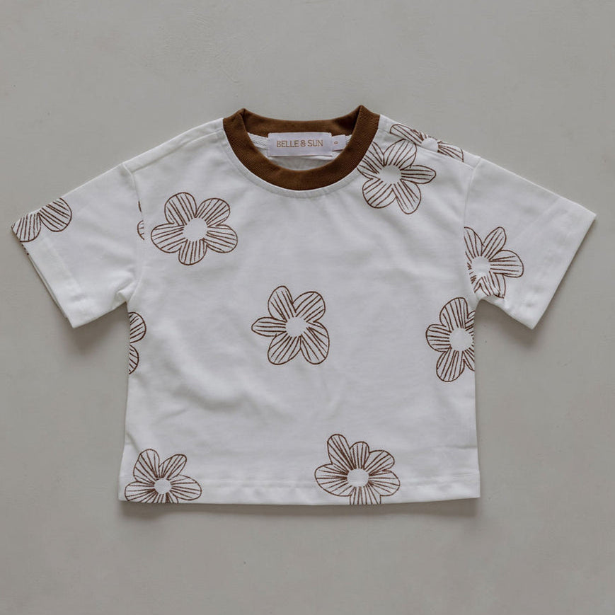 US stockist of Belle & Sun's Cacao Flower T-Shirt