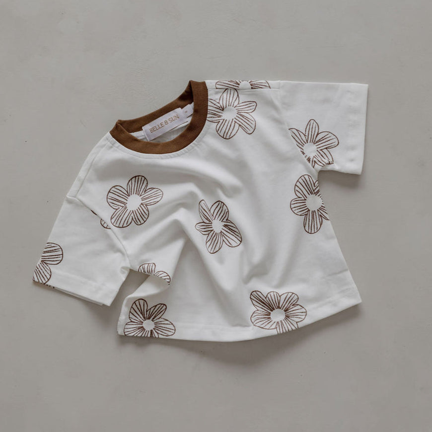 US stockist of Belle & Sun's Cacao Flower T-Shirt