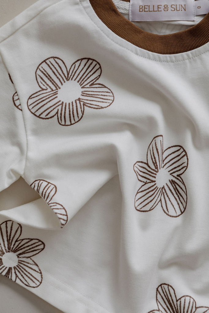 US stockist of Belle & Sun's Cacao Flower T-Shirt