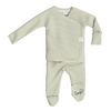 US stockist of Bonsie's Mint Twist Footed Romper