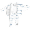 US stockist of Bonsie's Sharkie Footed Romper