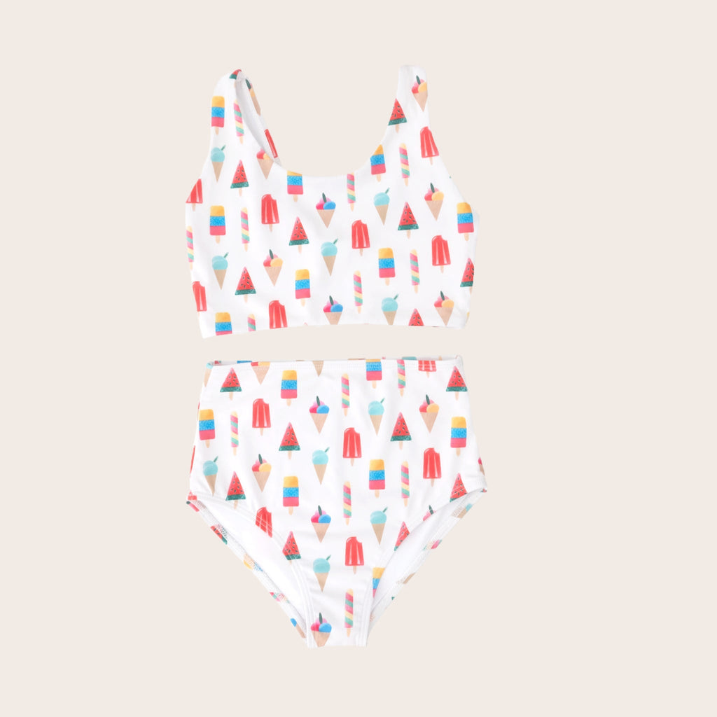 US stockist of Saint Ida's Coney Island Popsicle Two Piece Tank Swimsuit