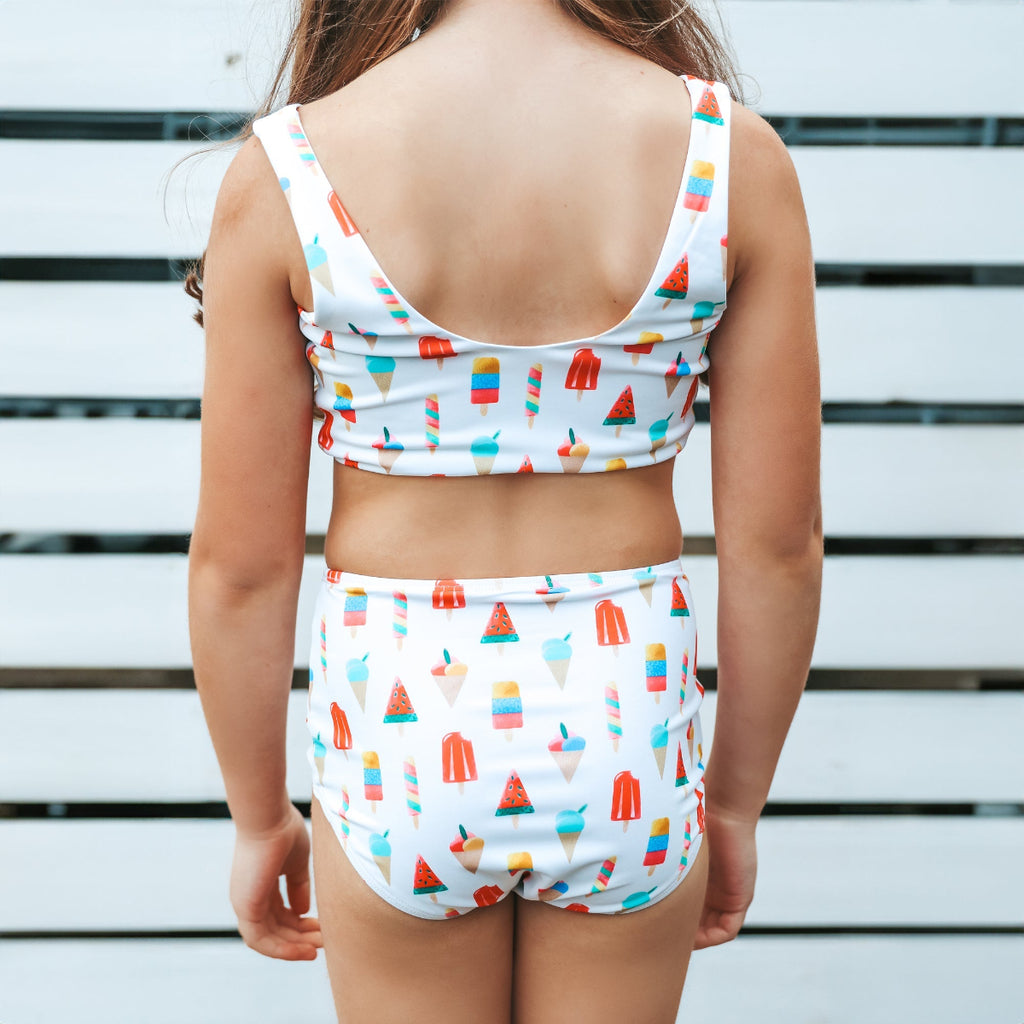 US stockist of Saint Ida's Coney Island Popsicle Two Piece Tank Swimsuit