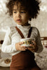 US stockist of Silly Silas' Spicy Chai Cotton Footed tights.