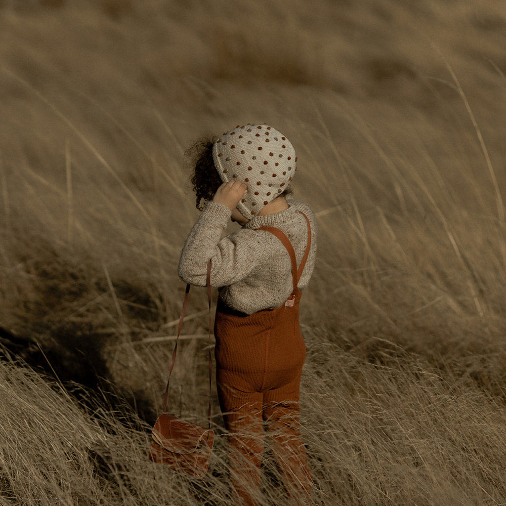 US stockist of Silly Silas' Gender Neutral Ginger Wooly Footless Tights