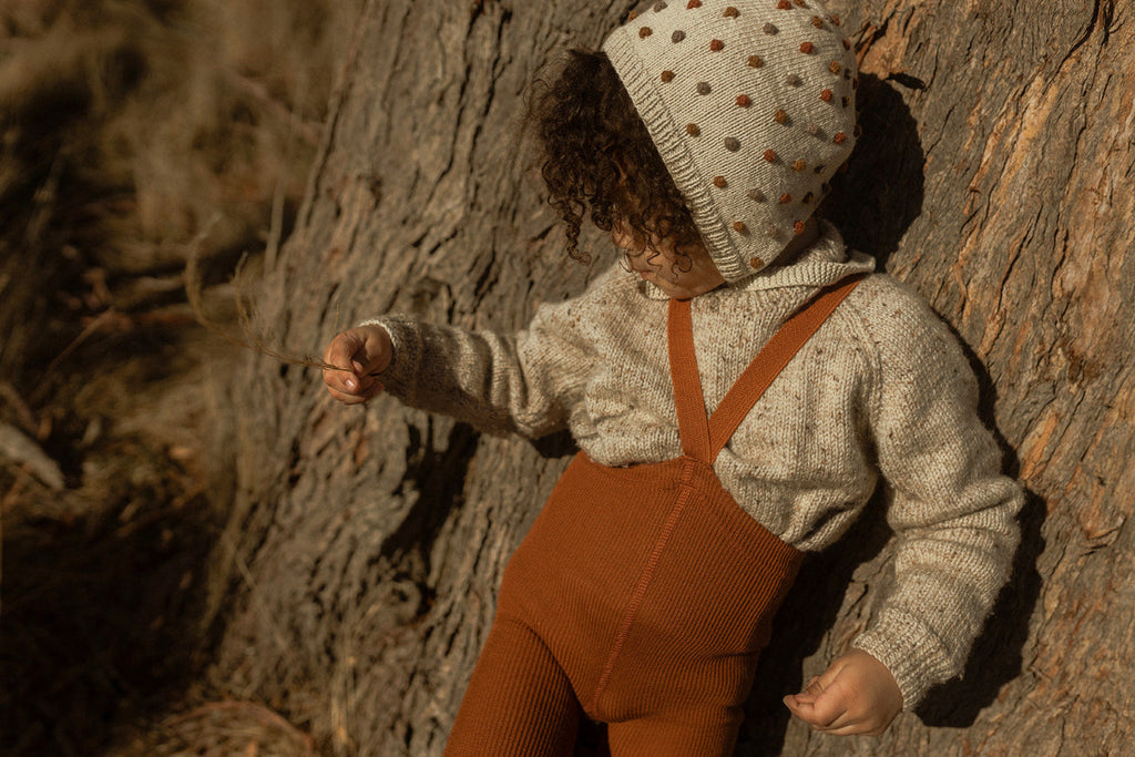 US stockist of Silly Silas' Gender Neutral Ginger Wooly Footless Tights