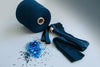 US stockist of Silly Silas' Gender Neutral Blue Sapphire Wooly Footless Tights