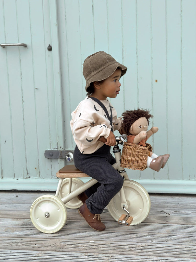 US stockist of Silly Silas' Dark Grey Blend Roomy Footless cotton tights
