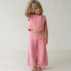 US stockist of Illoura the Labe's Coral Crochet Vest
