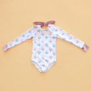 US stockist of Saint Ida's Cotton Candy One Piece long sleeve swimsuit