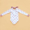US stockist of Saint Ida's Cotton Candy One Piece long sleeve swimsuit
