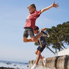 US stockist of Radicool Kid's Acid Wash Black Denim Shorts