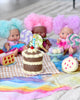 US stockist of Tara Treasures felt chocolate shortcake cake with candle