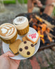 US stockist of Tara Treasures Felt Coffee Cup with interchangable toppings