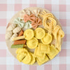 US stockist of Tara Treasures' Felt Pasta Play Food set.
