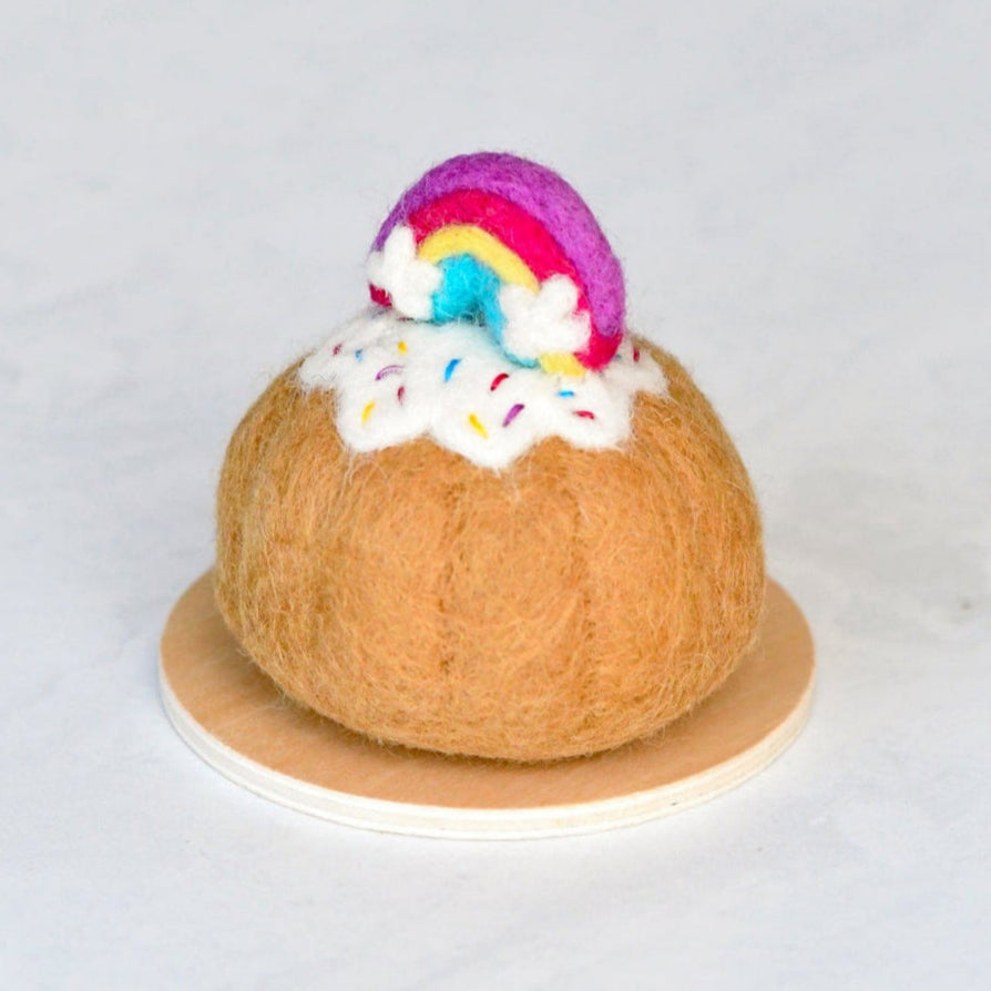 US stockist of Tara Treasures felt Rainbow Bundt Cake