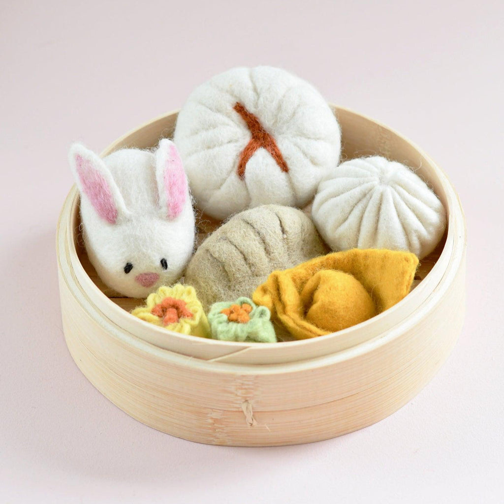 US stockist of Tara Treasures' Felt Dim Sum Yum Cha Play Set