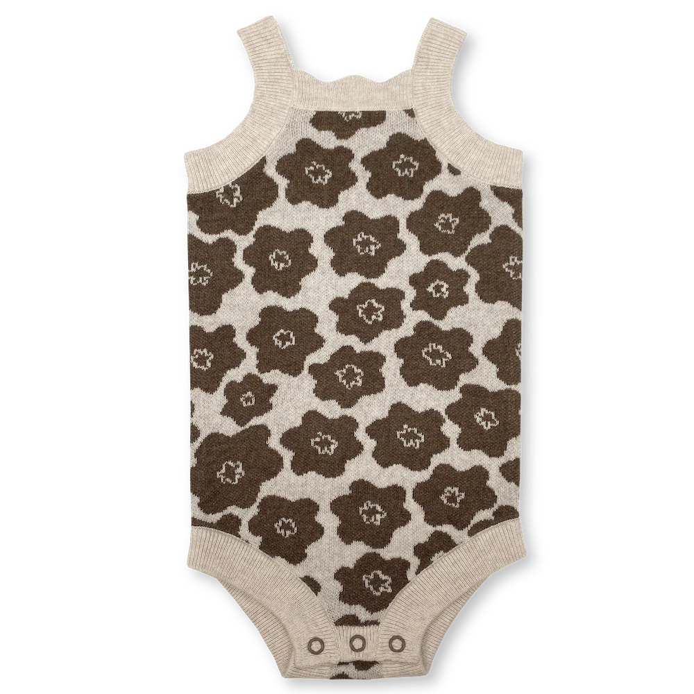 US stockist of Grown Clothing's Knit Single Suit in Flower Drum