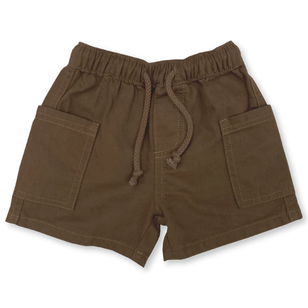 US stockist of Grown Clothing's Mud Pocket Shorts