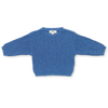 US stockist of Grown Clothing's organic textured rib sweater in Marine