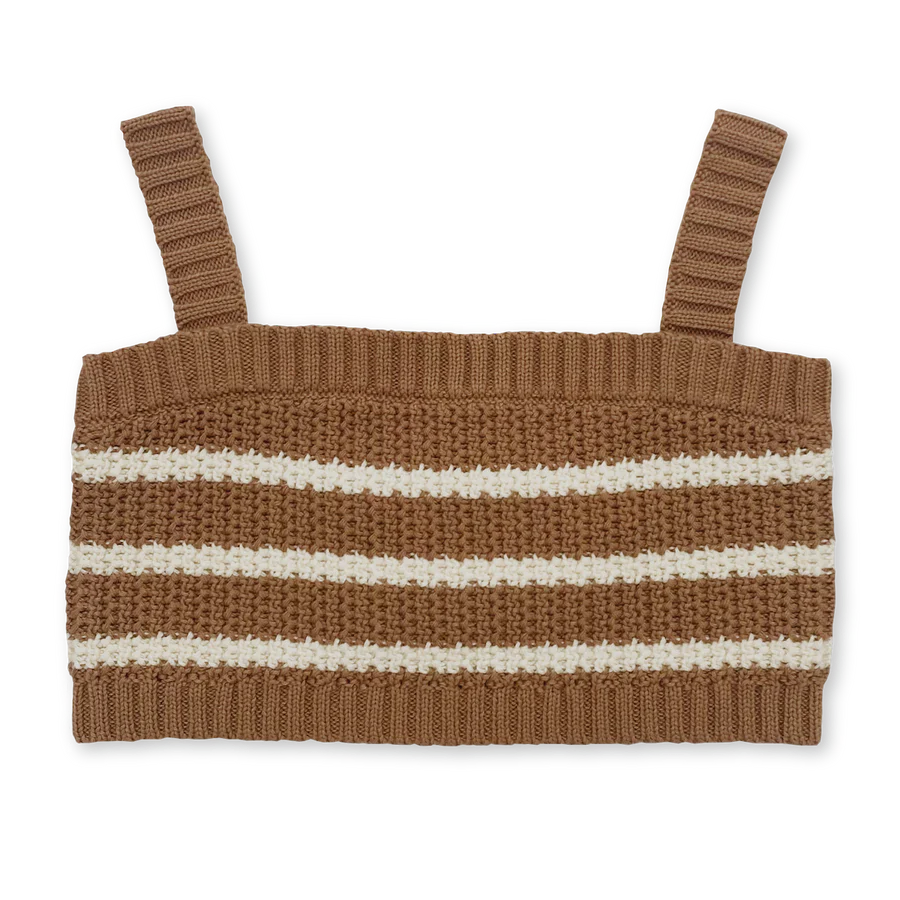 US stockist of Grown Clothing's knitted Cedar cropped top