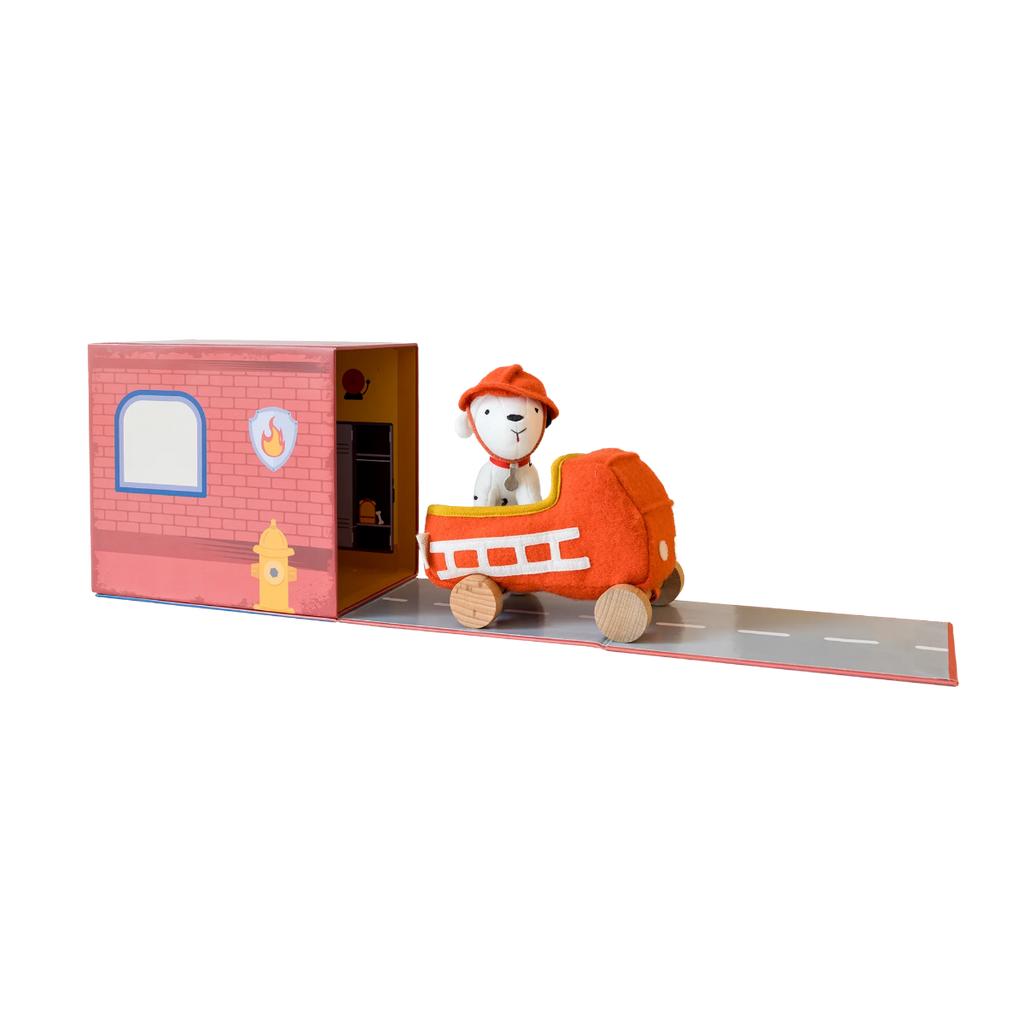 US stockist of Olli Ella's Holdie Dog-Go - Chief Red