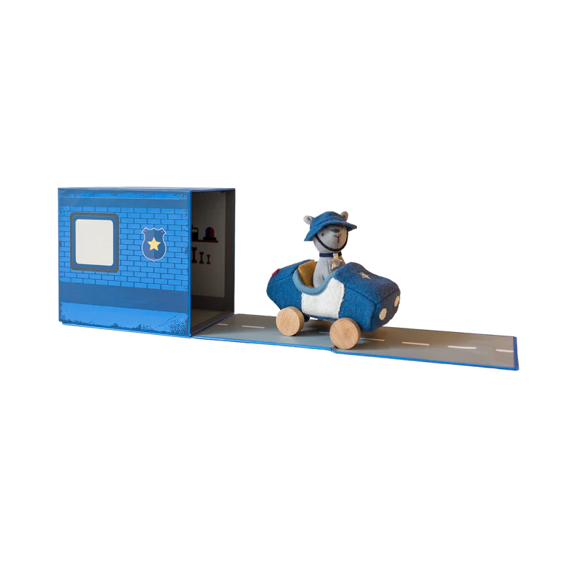 US stockist of Olli Ella's Holdie Dog-Go - Officer Blue