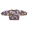 US stockist of Grown's organic cotton abstract Rosie Sweater