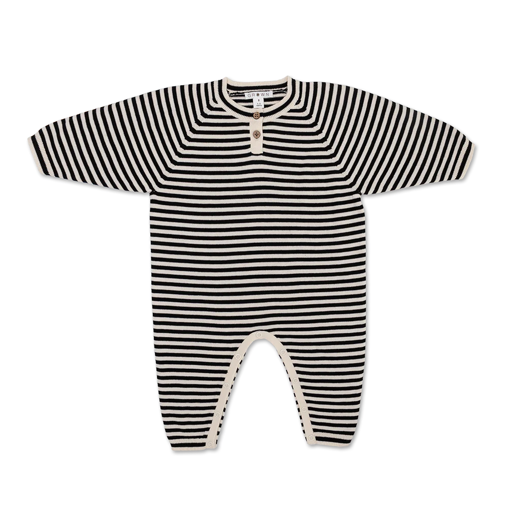 US stockist of Grown's organic star suit in Stripe