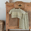 US stockist of Illoura the Label's Filet Crochet Crop in Moss