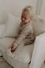 US stockist of Five O'Six's Taupe Dotty Cardigan