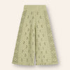 US stockist of Illoura the Label's Filet Crochet Pants in Moss