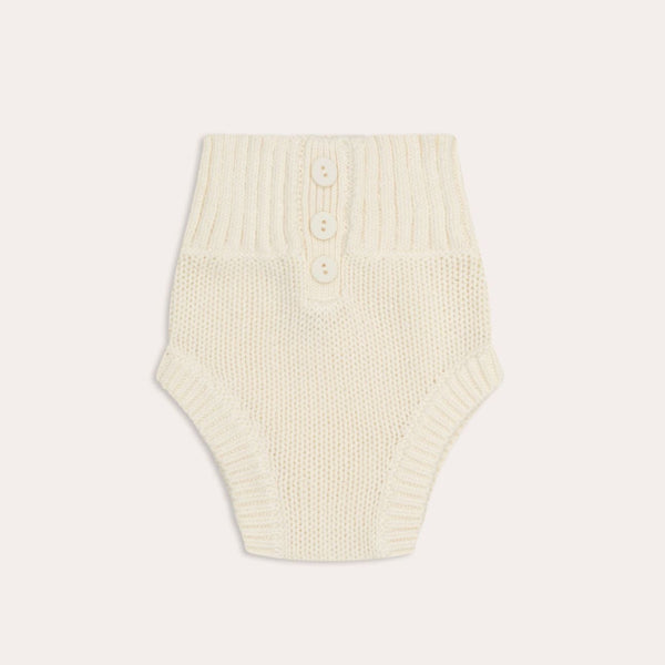 US stockist of Illoura the Label's Dusky Knit Bloomer in Vanilla