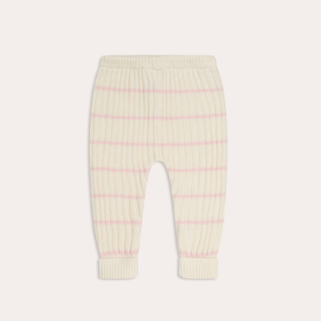 US stockist of Illoura the Label's Joey Ribbed Pants in Pink Stripe