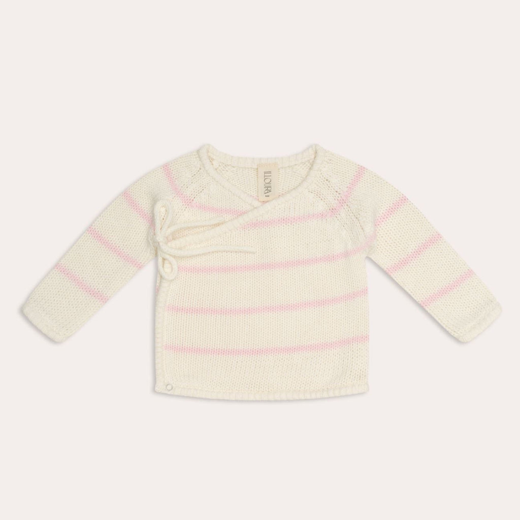 US stockist of Illoura the Label's Poet Kimono Top in Pink Stripe