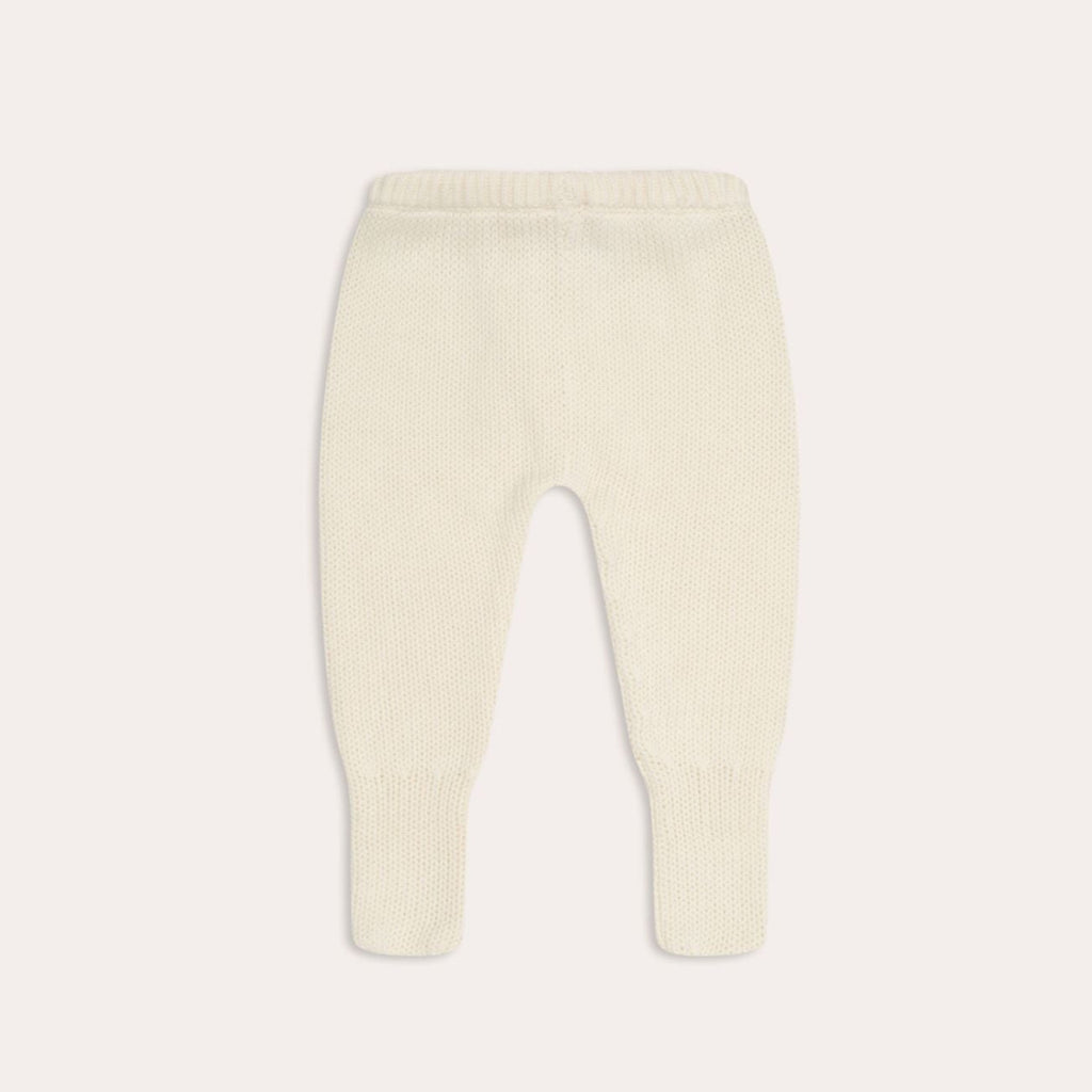 US stockist of Illoura the Label's gender neutral, organic cotton Poet pants in Vanilla.