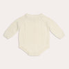 US stockist of Illoura the Label's gender neutral Tallow Romper in Vanilla.