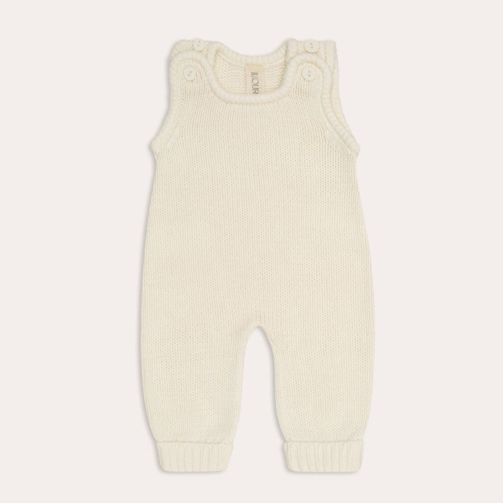 US stockist of Illoura the Label's gender neutral Tully Singlet Romper in Vanilla