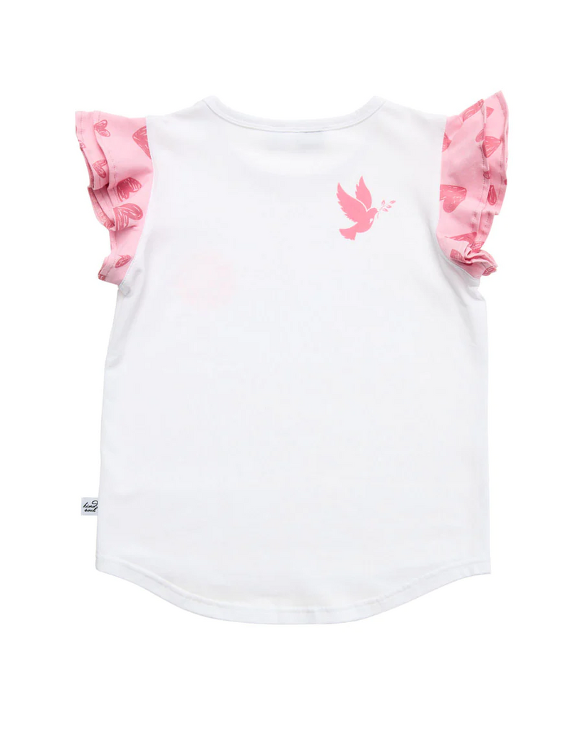 US stockist of Radicool Kids Love Frill T-Shirt